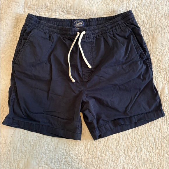 J. Crew Navy Blue 6-inch Inseam Dock Shorts - Picture 1 of 3